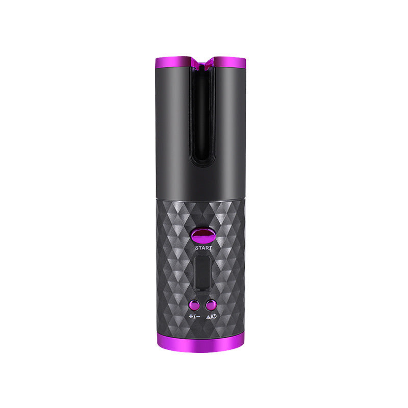 Glowrise™ Rechargeable Automatic Hair Curler – Portable Ceramic Rotating Styler