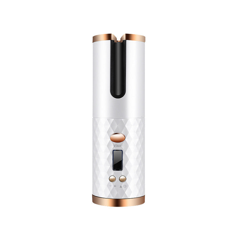 Glowrise™ Rechargeable Automatic Hair Curler – Portable Ceramic Rotating Styler